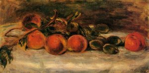 Still Life with Peaches and Chestnuts