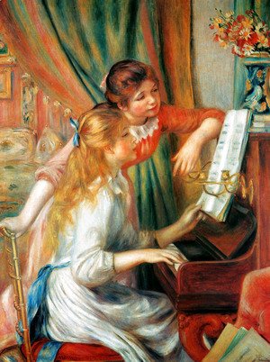 Pierre Auguste Renoir - Girls At The Piano2