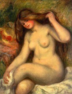 Bather with Blonde Hair