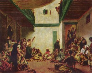 Jewish wedding (after Delacroix)