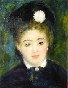 Portrait of a Young Woman in Black