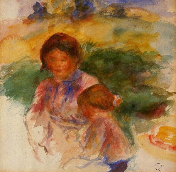 Woman and Child in the Country 1896