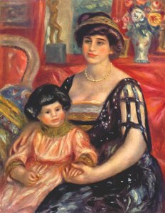 Portrait of Madame Duberville with Her Son Henri