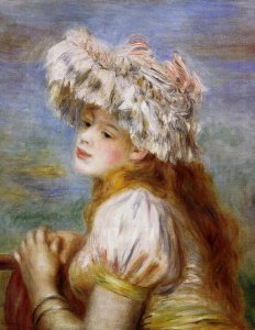 Girl In A Flowery Hat