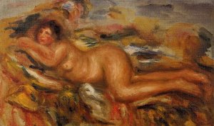 Nude Reclining On The Grass