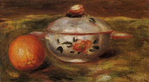 Still Life With Orange And Sugar Bowl