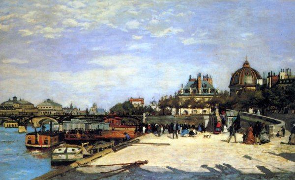 The Pont Des Arts And The Institut De France