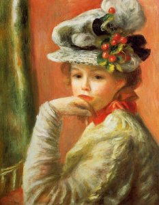 Young Girl In A Straw Hat2