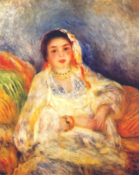 Algerian woman seated