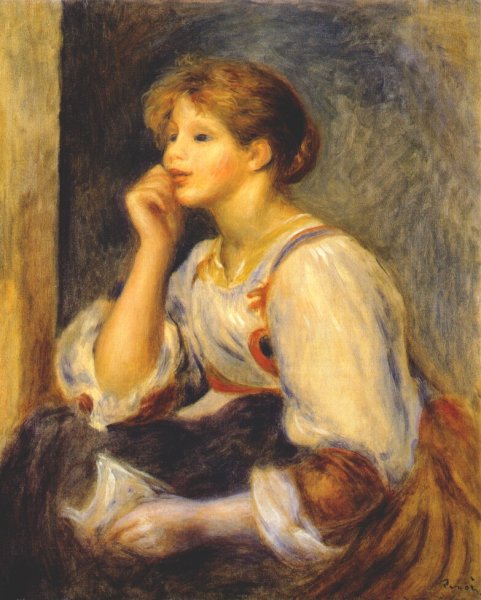 Girl with a letter