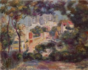 Landscape with view of Sacre-Coeur