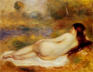 Nude Reclining On The Grass