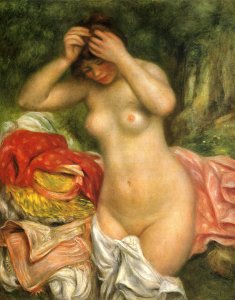 Bather Arranging Her Hair