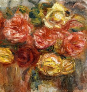 Bouquet of Roses in a Vase