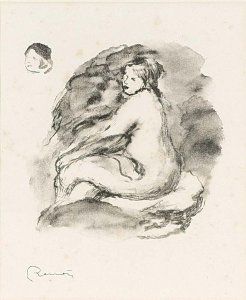 Study Of A Seated Nude