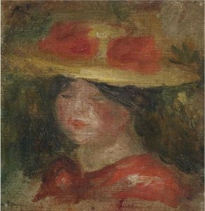 Tete De Femme Au Chapeau