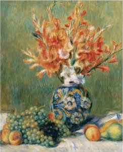 Nature Morte, Fleurs Et Fruits