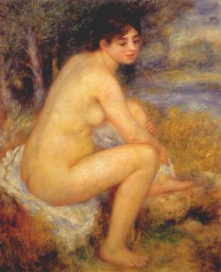 Nude in a landscape