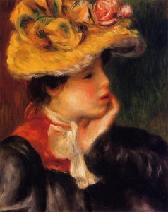 Head Of A Young Woman Aka Yellow Hat