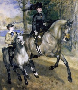 Riding In The Bois De Boulogne Aka Madame Henriette Darras Or The Ride