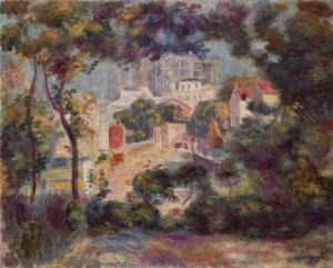 Landscape with a view of the Sacré-C?ur