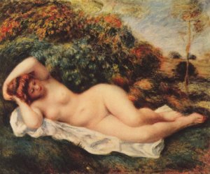 Bathing, sleeping (Badende, schlafend - Die Backerin)