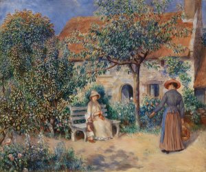 Garden Scene In Brittany